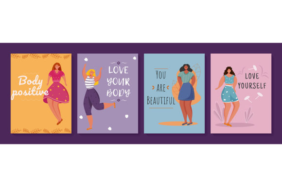 Body Positive Posters Graphics for Digital Sellers