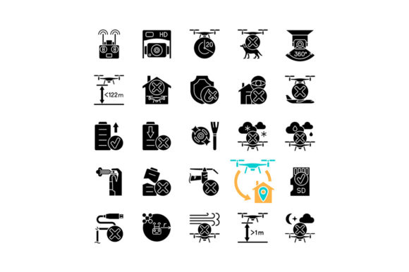 Drone Usage Graphics for Crafters