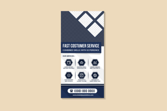 Fast Vertical Banner for Branding