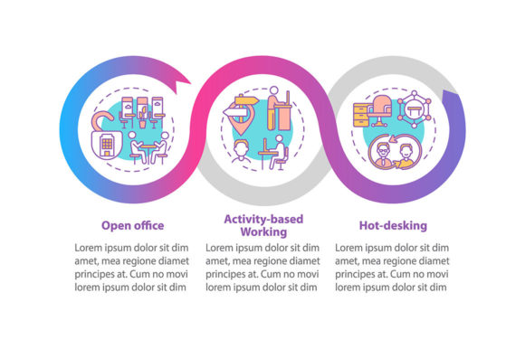 Future Office Conditions Vector Template: A Graphic Design Asset for Modern Branding