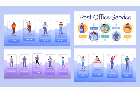 Post Service Onboarding Graphics for Digital Sellers