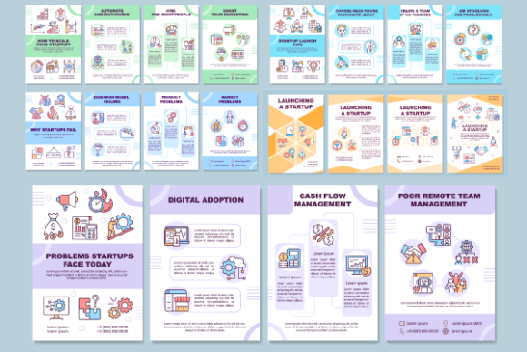 Startup Problems Brochures Bundle